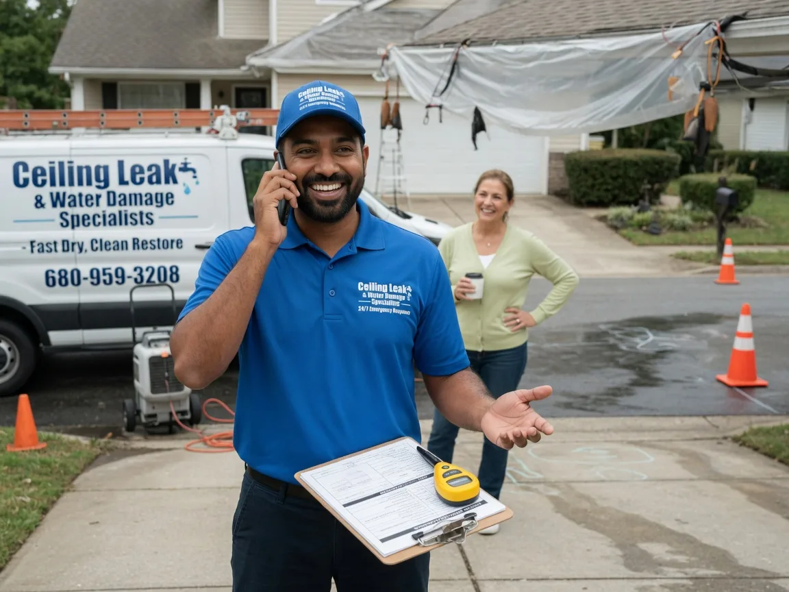 Ceiling Leak Cleanup Mcalister, NM FAQs